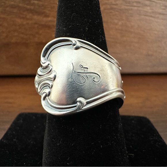 Hand Crafted Jewelry - “F” Spoon Ring